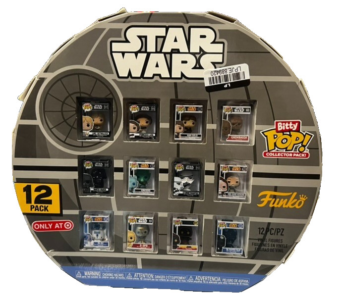 Funko Bitty Pop Star Wars 12-Pack Damaged Box Target Exclusive Death Star Toy
