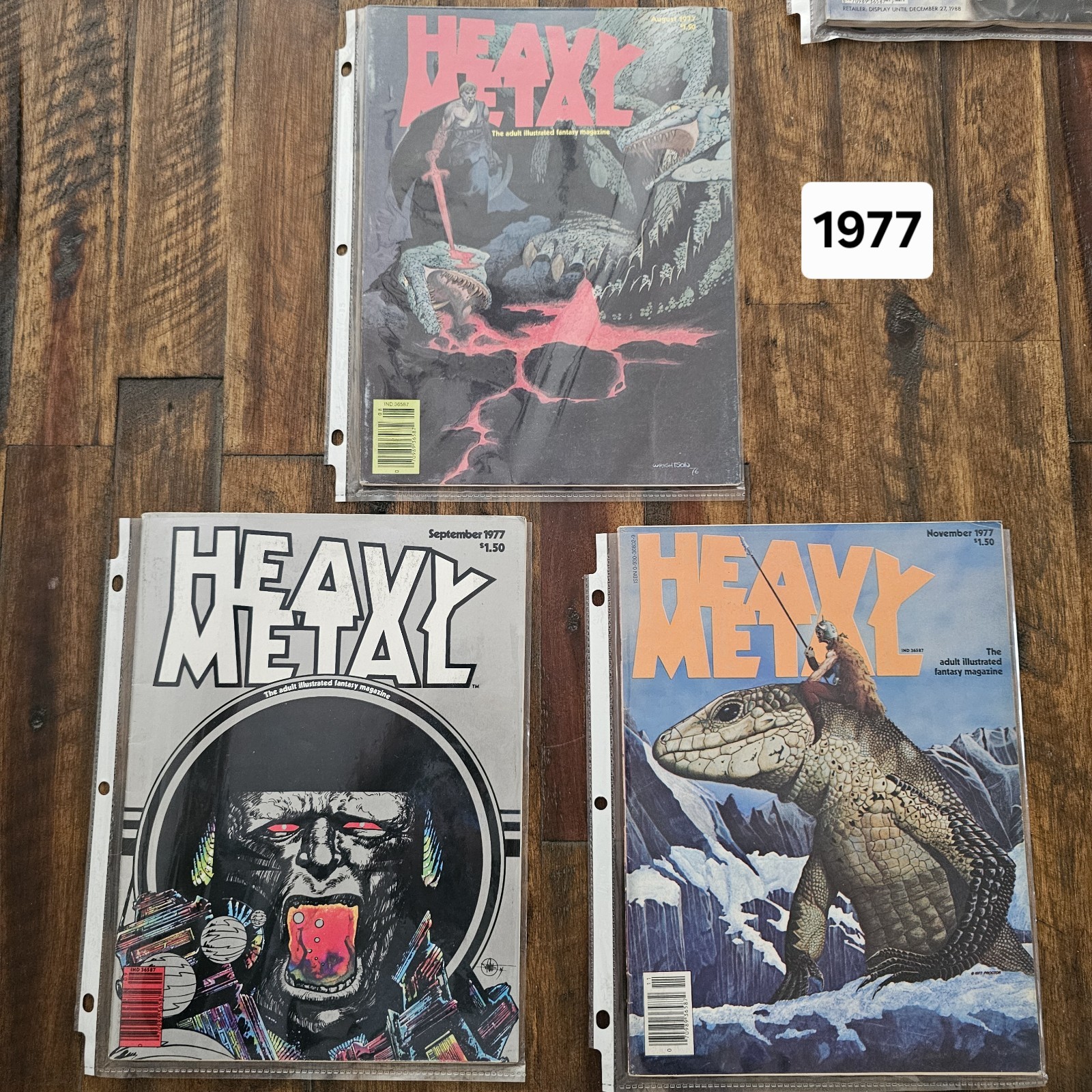 HEAVY METAL Magazine Lot of 61- 1977 – 2018–See Pictures For Year Breakdown. Obo