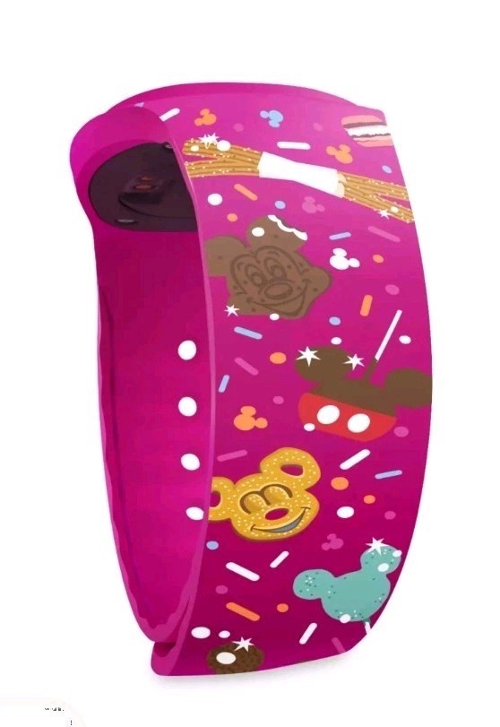 Disney World Mickey Treats Snacks Hot Pink Magciband Plus Unlinked Sealed – NEW