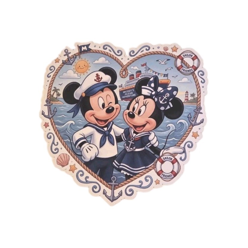 Disney Cruise Line Door Magnet 7×7 Inches