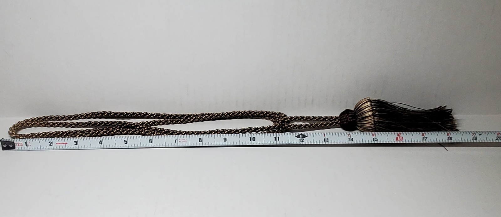 Tassel Tieback by Kenney 100% Polyester ( Qty 8 ) Chocolate, Bronze & Gold