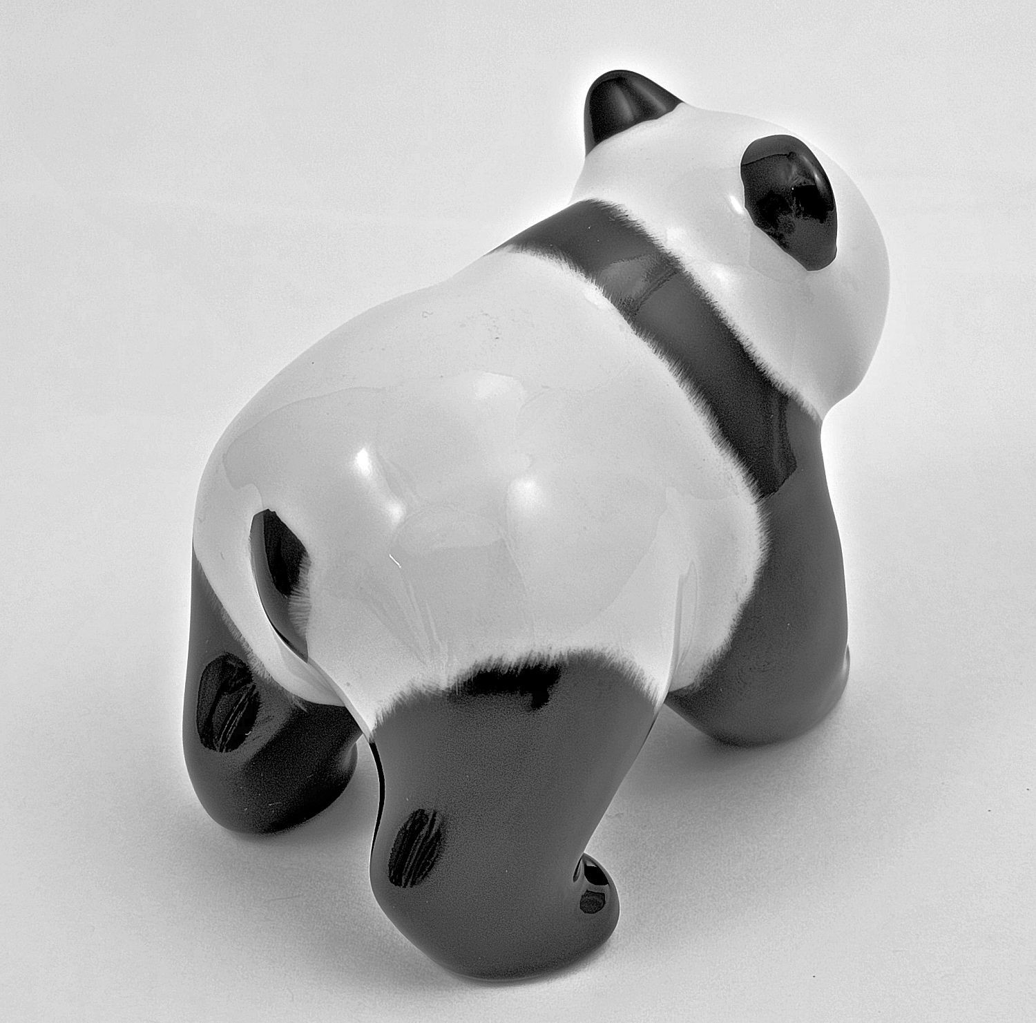 Hollohaza Panda Bear Figurine