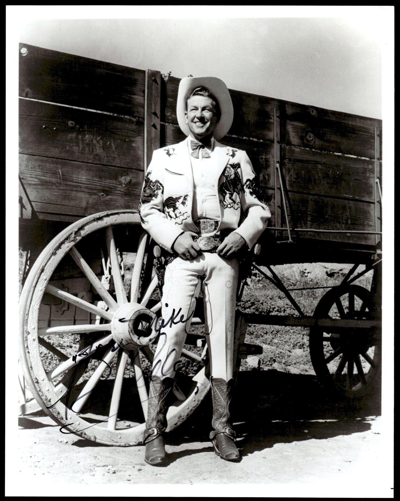 Rex Allen Country Music Signed 8 x 10″ Photo Auto Autograph *CM245