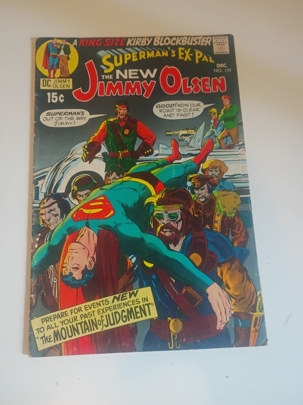 Superman’s Pal Jimmy Olsen #134 DC Comic 1970 1ST App Darkseid Jack Kirby Key