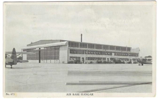Air Base Hanger Ft. Dix New Jersey World War 2 Post Card