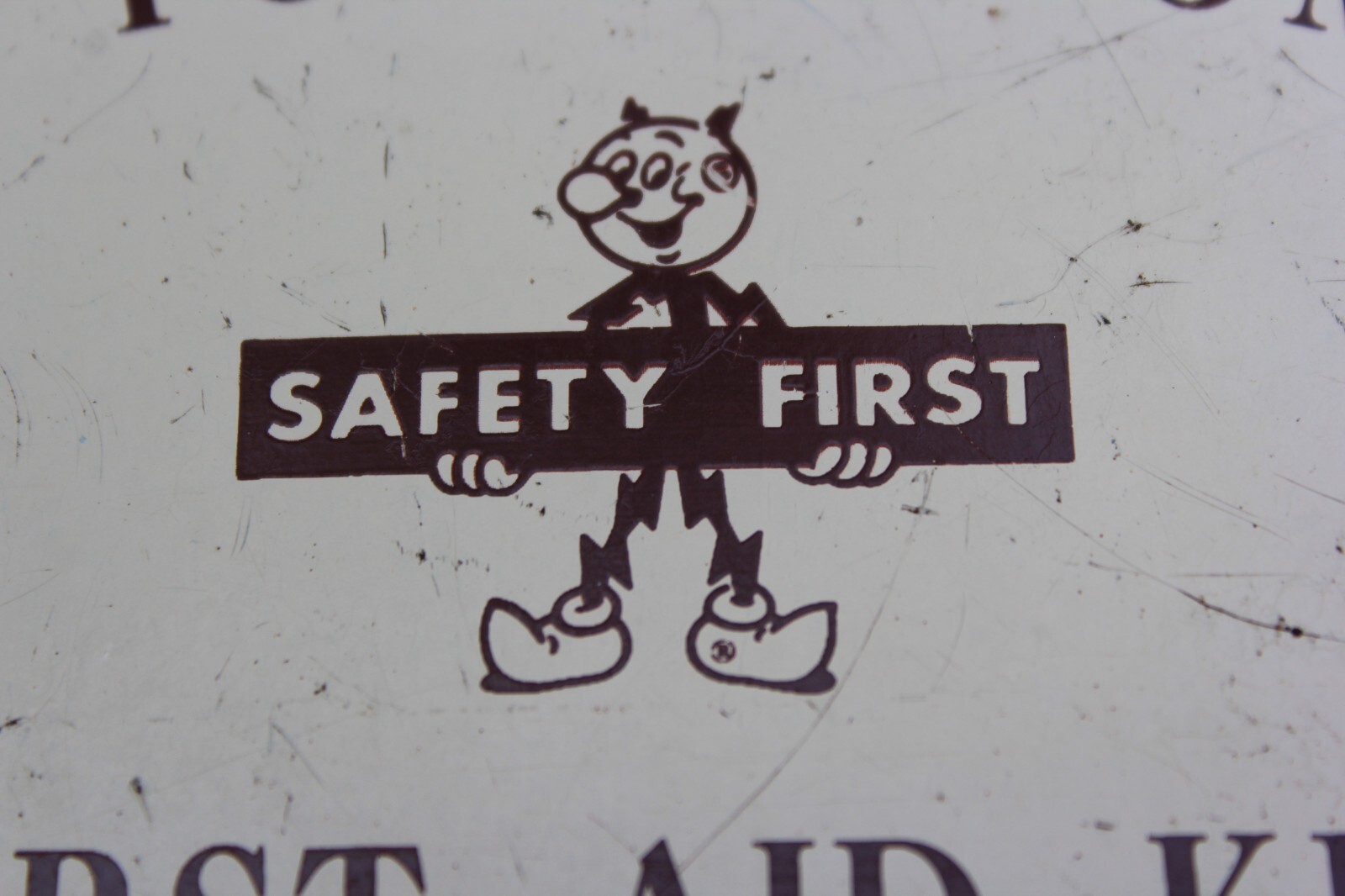 Reddy Kilowatt DUKE POWER ELECTRIC Company First Aid Box Vintage