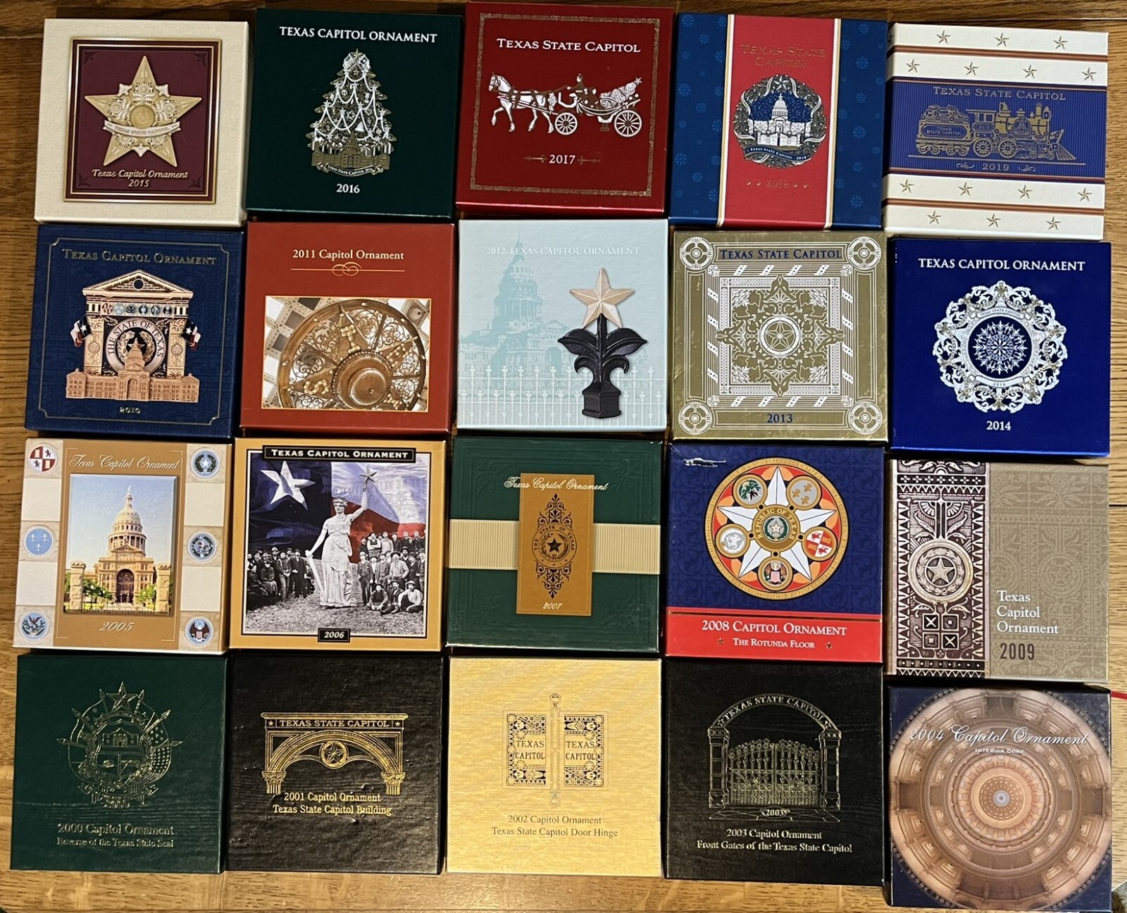 1996 – 2019 Texas State Capitol Christmas Ornament w/ box CHOICE