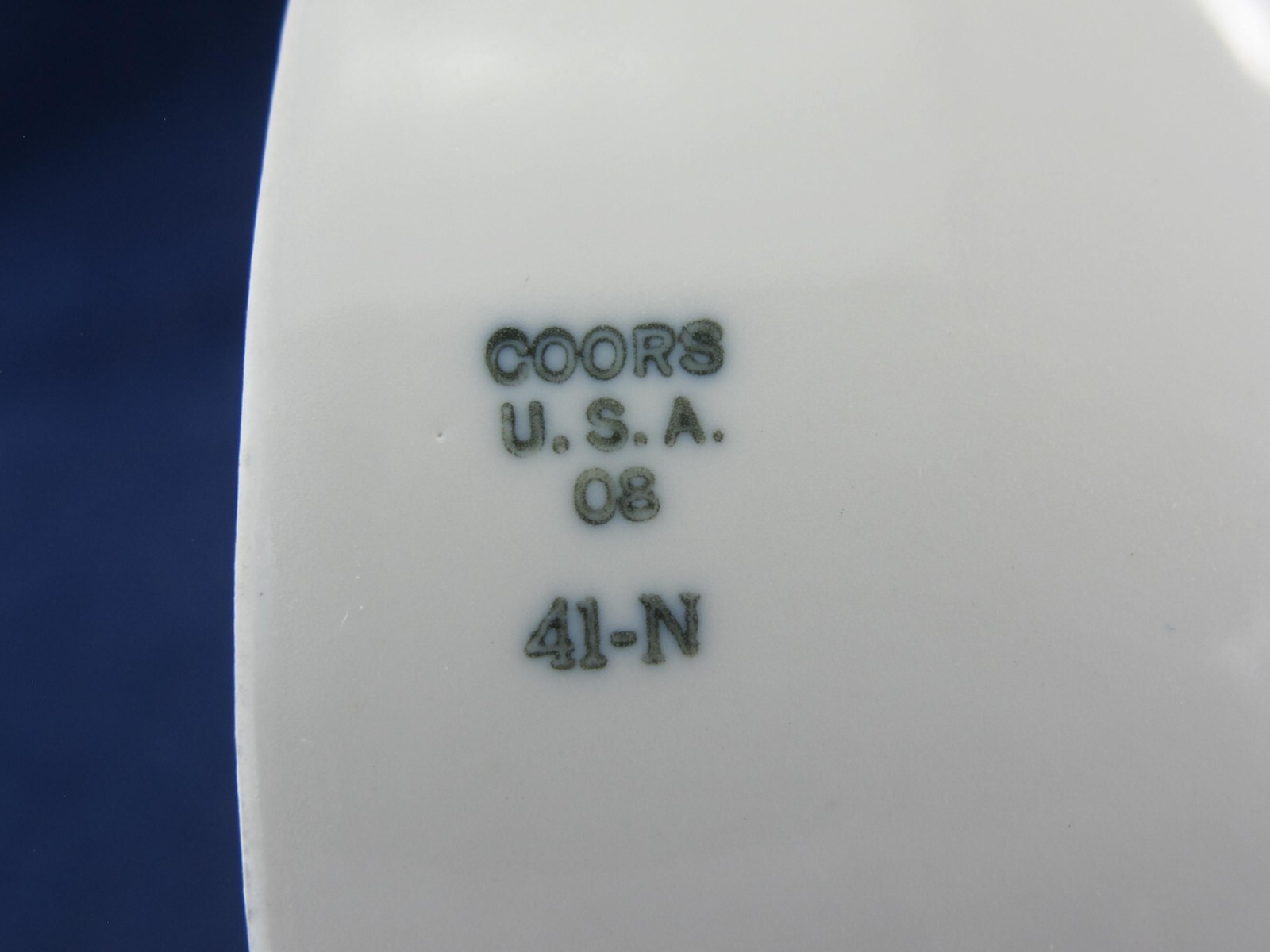 Coors Porcelain Labware MEASURING CUP 41-N Lid 09 Wooden Handle 1940s Set 2 USAi