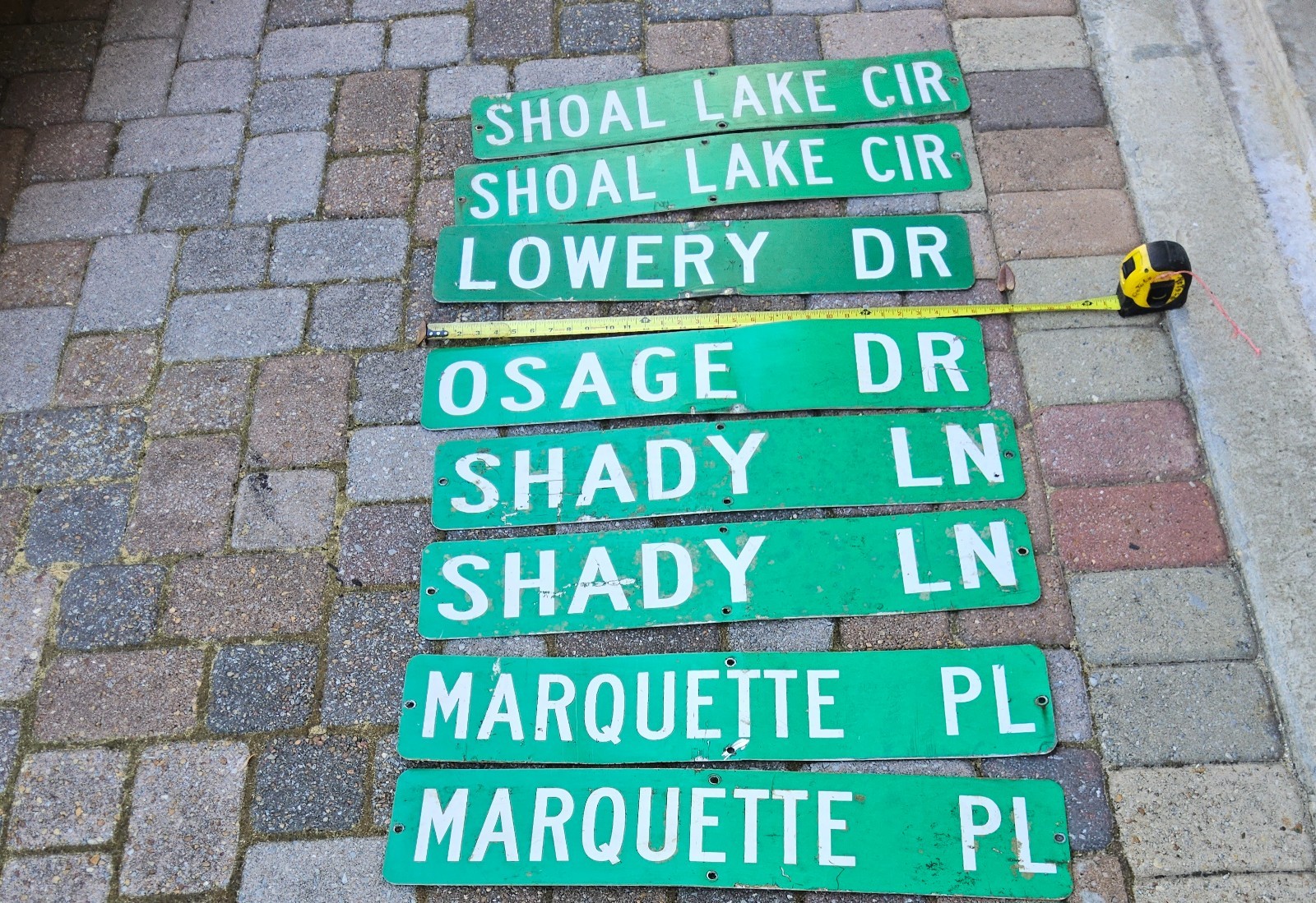 X 30 inch Street name signs pick ONE. Approximately 30 inch in length