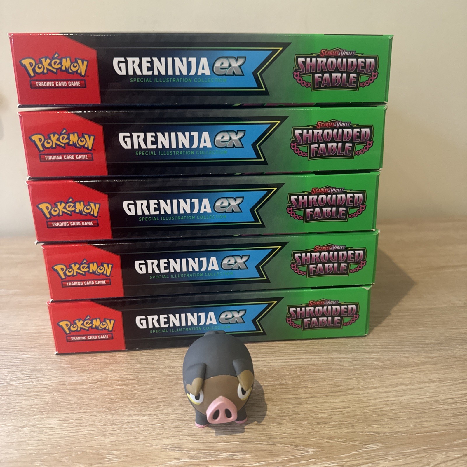 5x Pokemon TCG Greninja Ex Special Collection Shrouded Fable new and sealed