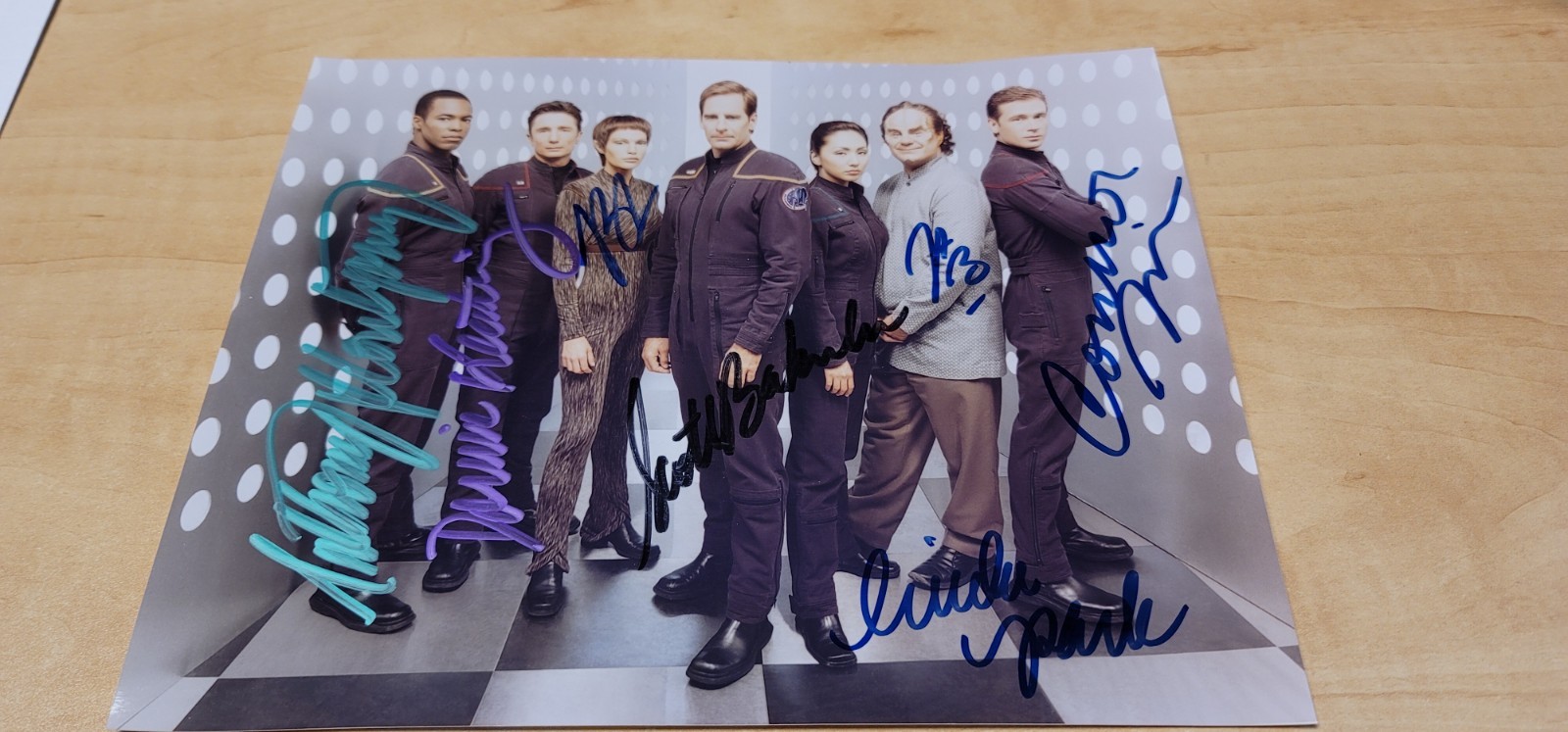 Star Trek Enterprise Entire Cast Signed 8X10 COA Bakula Blalock Billingsley