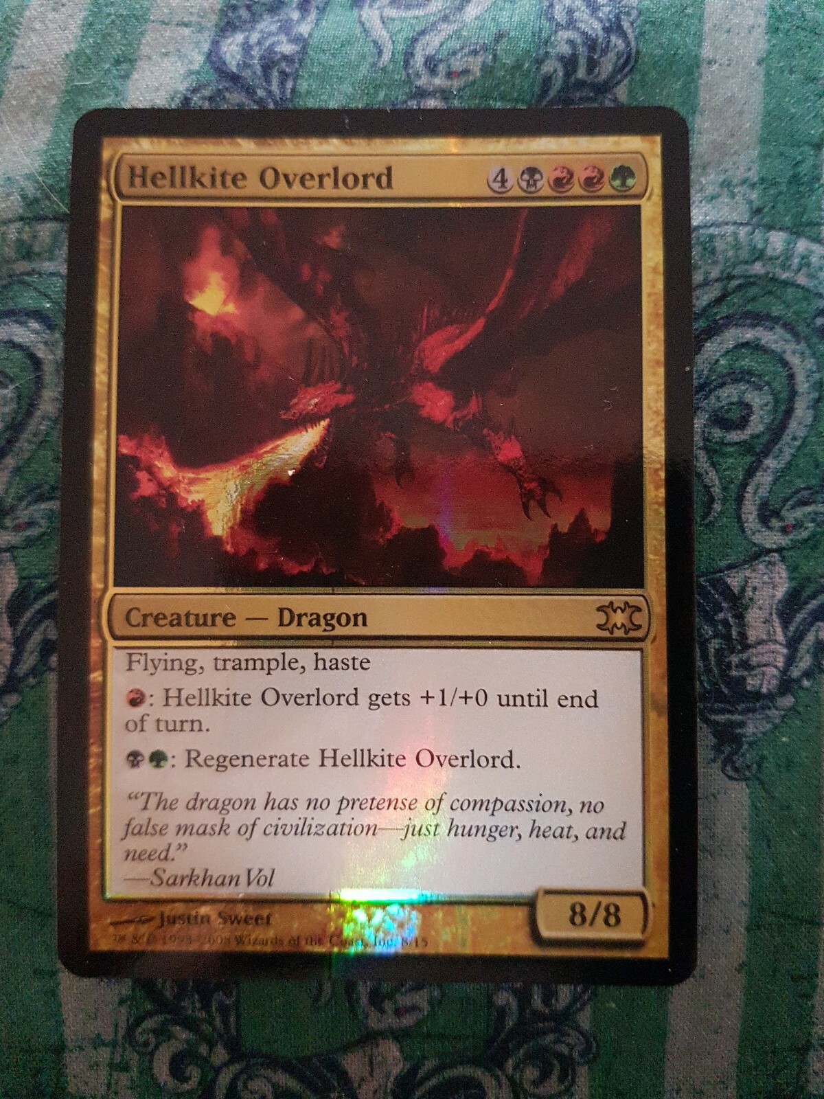 1x MTG Magic The Gathering TCG Hellkite Overlord Foil Rare – From the Vaults