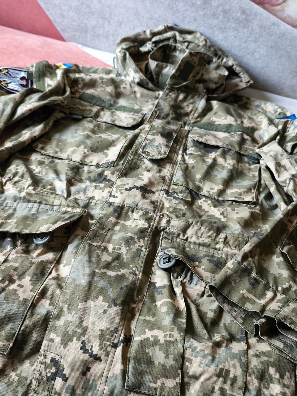 Veteran Parka Waterproof Combat Jacket Genuine Size 48-3 M Collectible Patches