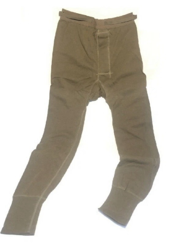 US MILITARY EARLY THERMAL DRAWERS COLD WEATHER MEN’S XS 50/50 COTTON WOOL K-75