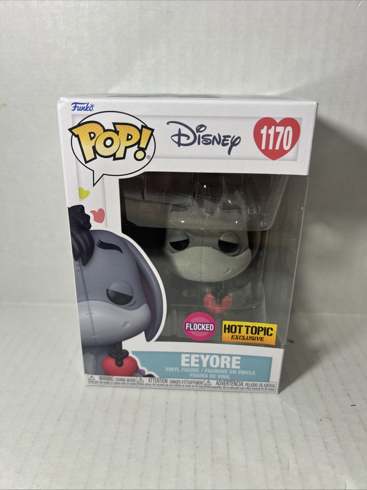 Funko Pop! Vinyl: Disney – Eeyore (Flocked) – Hot Topic Exclusive) #1170
