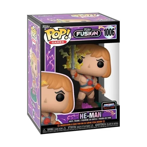Funko POP! Fusion He-Man Masters of the Universe MOTU Figure 1006 + Protector