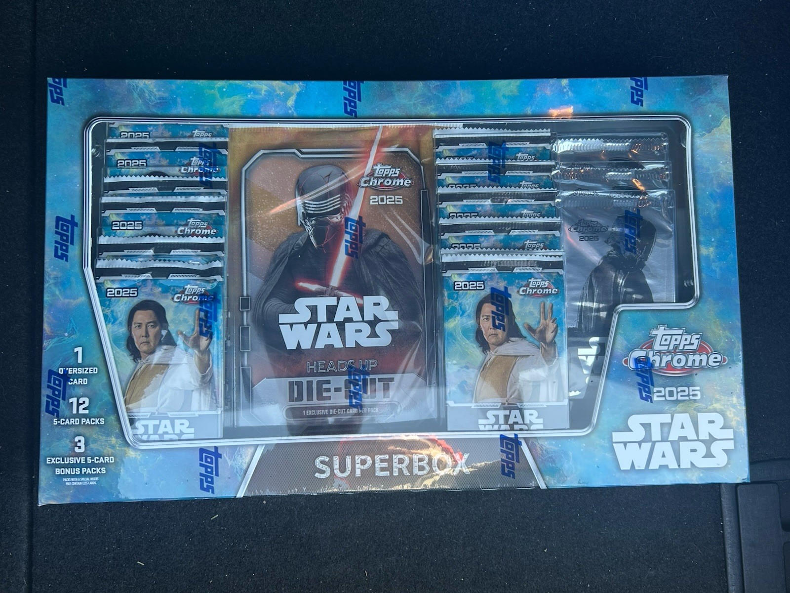 Topps Chrome Star Wars Super Box 2025 Costco Exclusive Trading Cards