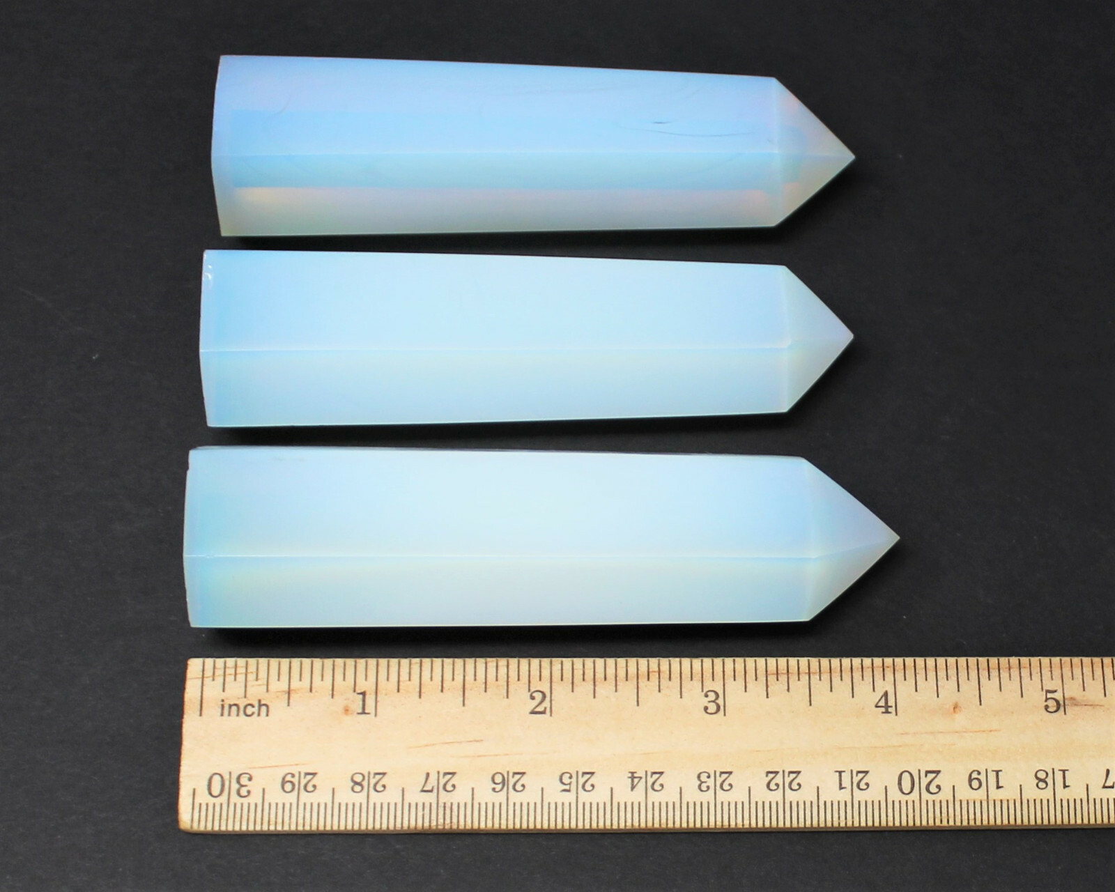 Opalite Obelisks, 2.5 – 4″ (6-Sided Opalite Crystal Towers)