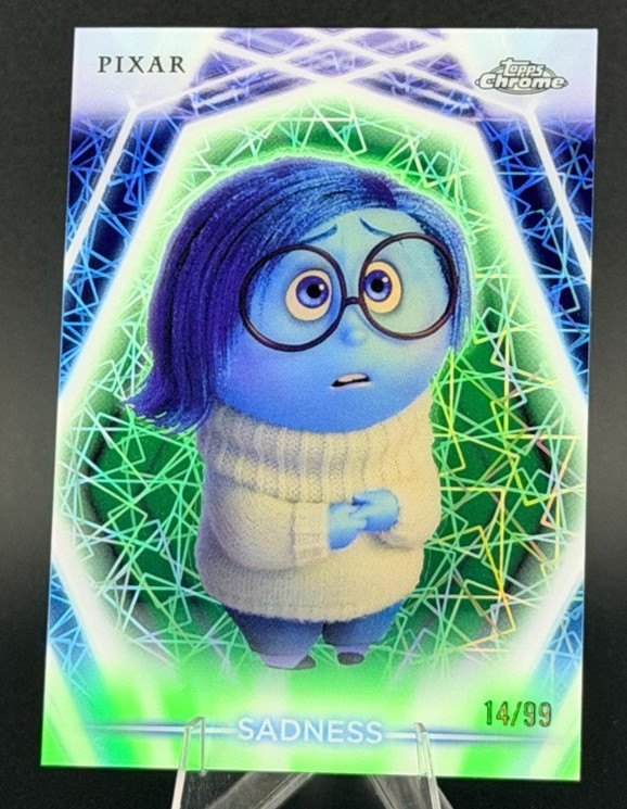2026 Topps Chrome Neon Etch: Sadness ~ CNE-166 ~ Green Lazer ~ 14/99