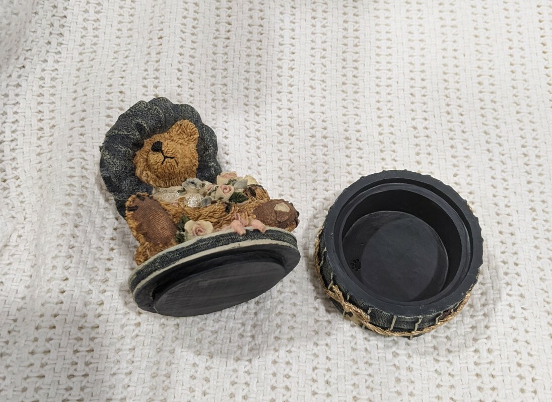 Boyds Bears & Friends “Victoria…The Lady” #2004, 1993 Trinket Box Roses NIB!!