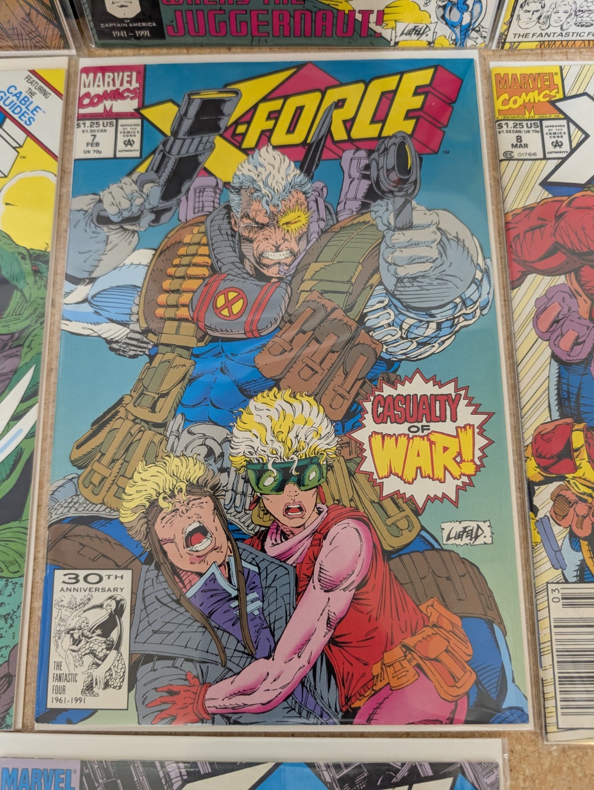 X-FORCE (1991) 10 ISSUE SET#1 2 3 4 5 6 7 8 9 10 MARVEL VF/NM 2nd Deadpool!