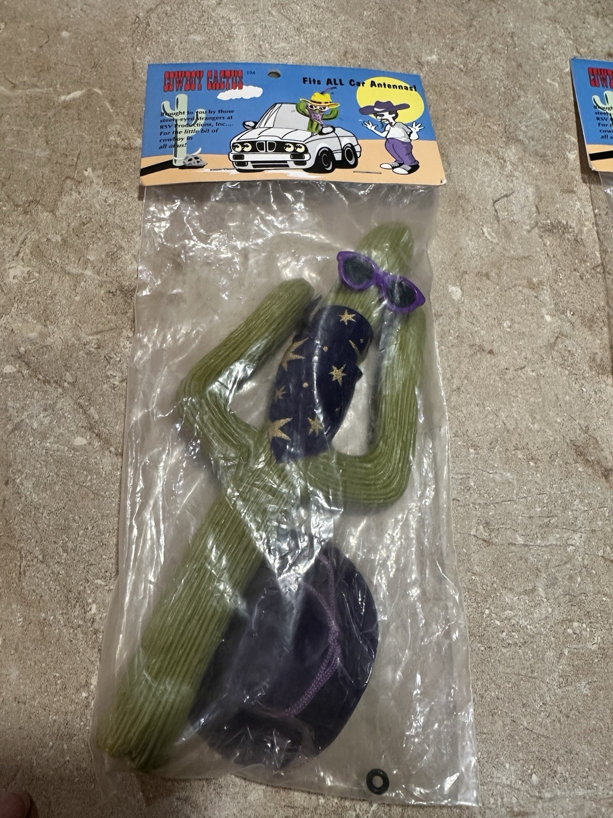 Vtg Rubber 8.5″ Cowboy Cactus Antenna Topper 4 Colors To Choose RSV Productions-