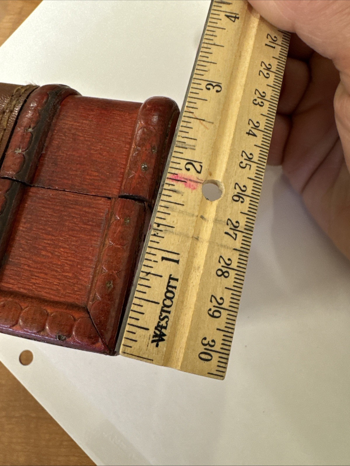 Wooden/Leather Decorative Trinket Boxes Small Storage Jewelry Box Treasure Chest