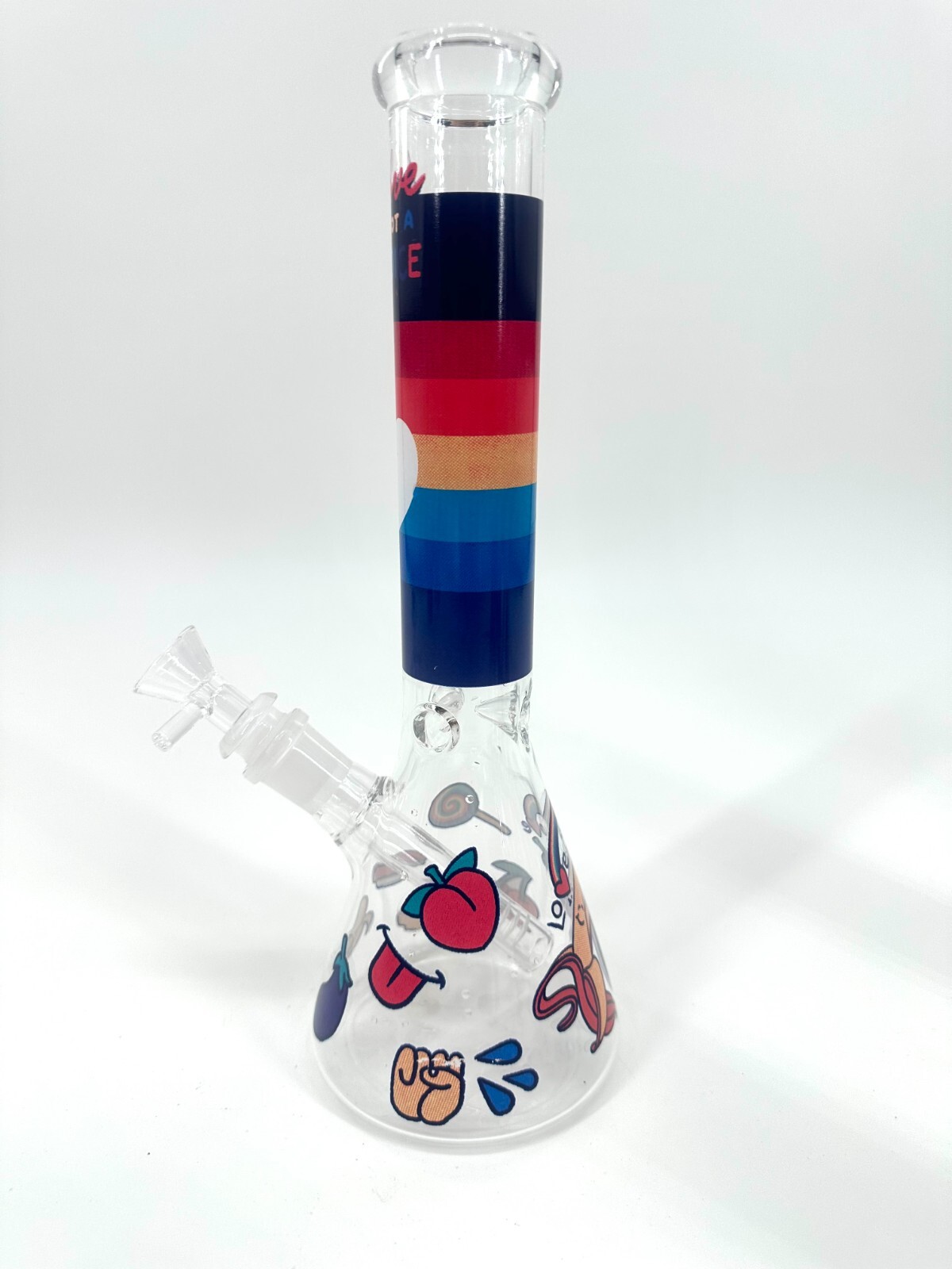 8.5 ” Bong ALIEN Glass Water Pipe Pink MONSTER USA