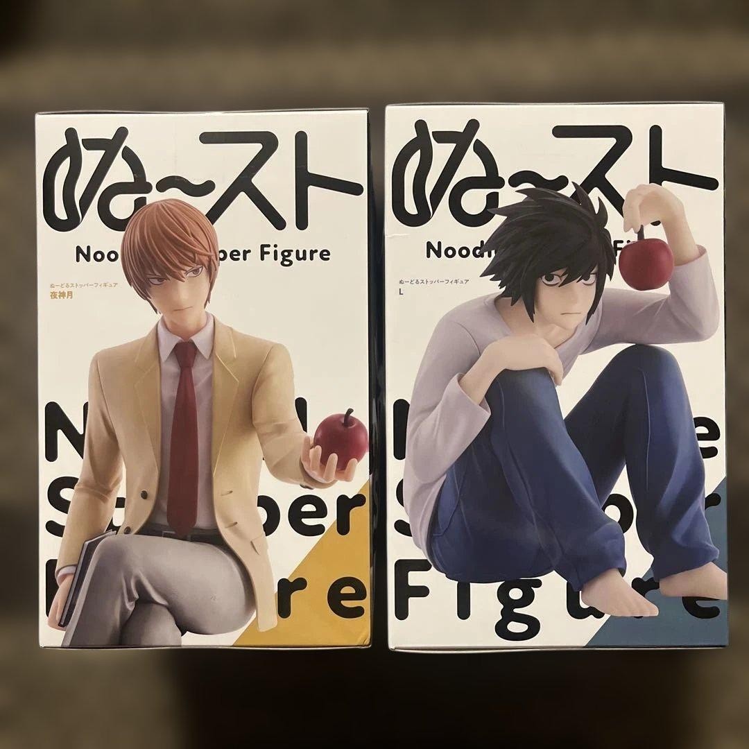 DEATH NOTE Light Yagami & L Noodle Stopper Figure Set Furyu