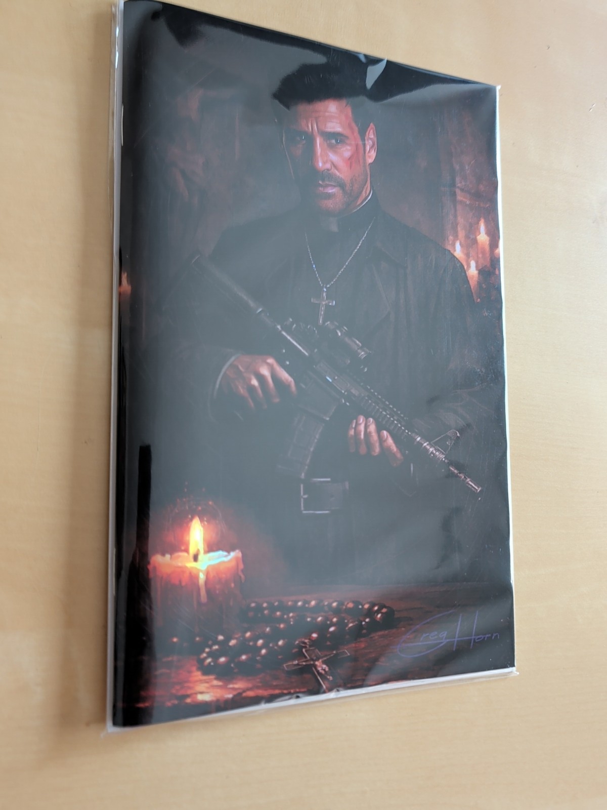 Foil The Ordained #1 Greg Horn Exclusive Collin Farrell Movie LTD 100
