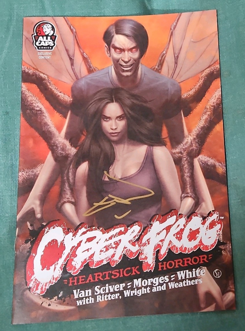All CAPS Comics Cyberfrog Heartsick Horror Comic Van Sciver Morges White Ritter