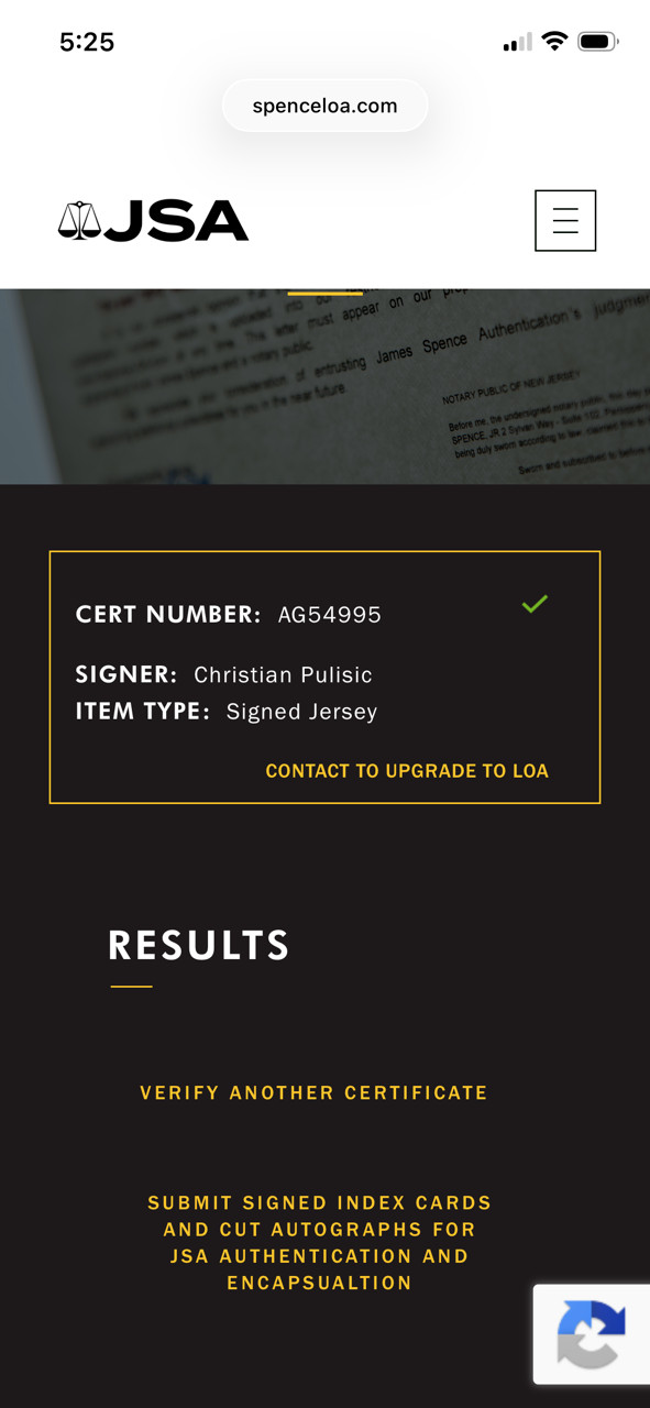Christian Pulisic Signed Chelsea Jersey Nike JSA Sticker AUTO