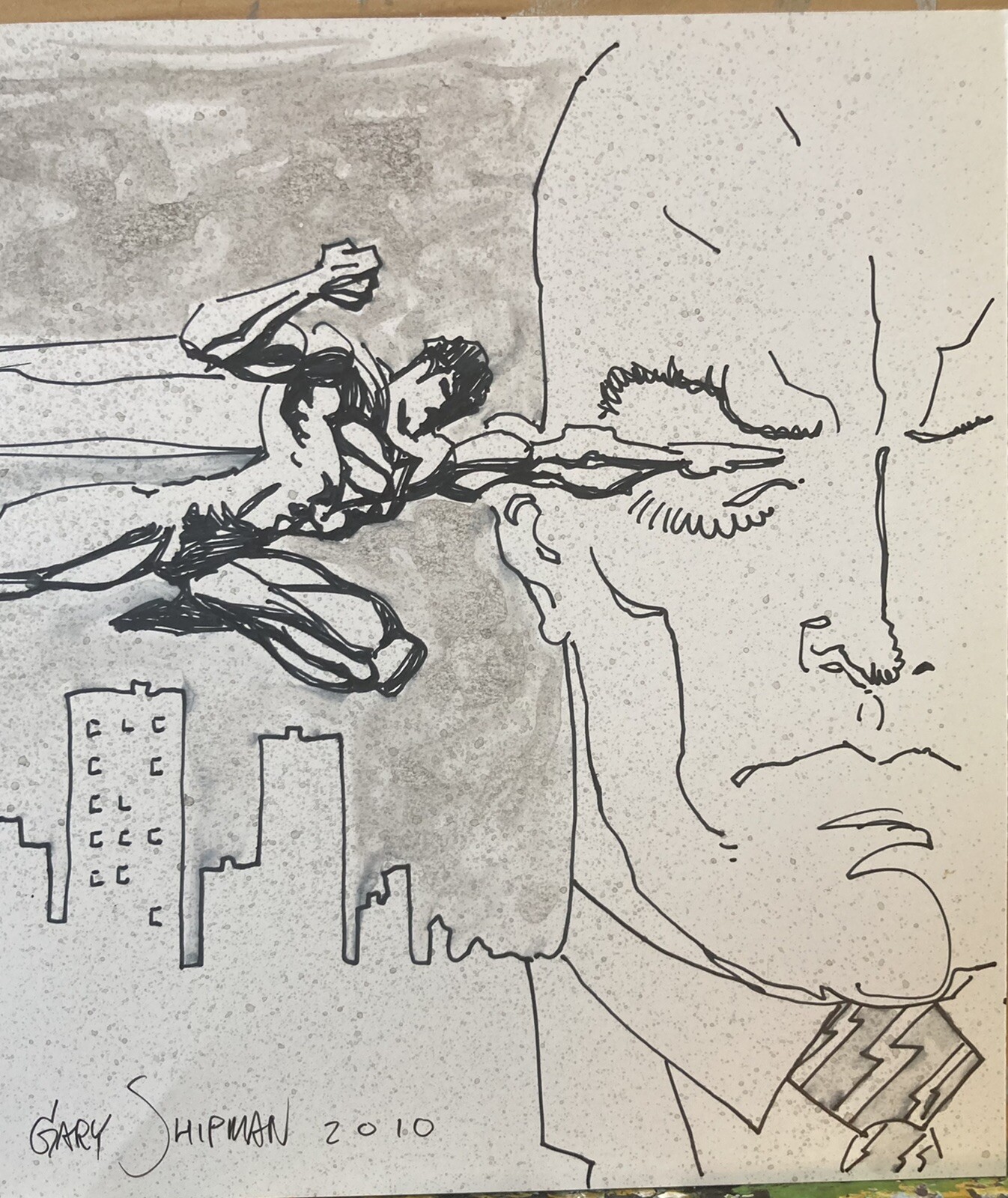 Gary Shipman BATMAN ROBIN SUPERMAN WONDER WOMAN TWO-FACE LUTHOR 6×17