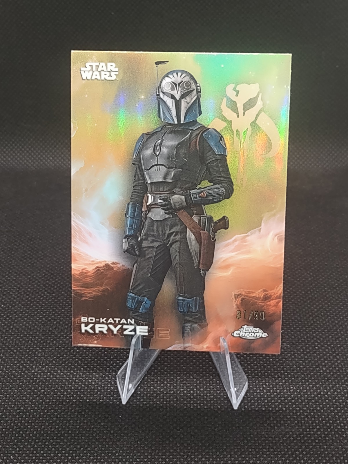 2025 Topps Chrome Star Wars Bo-Katan Kryze Refractor #81/99