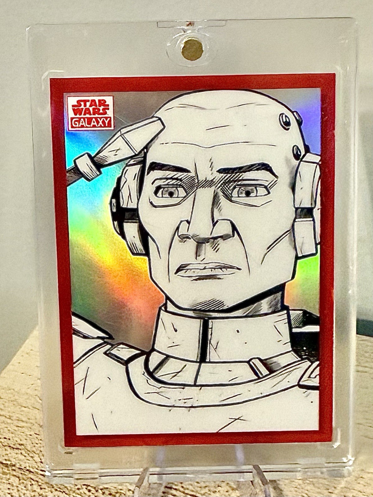 2022 Topps Chrome Star Wars Galaxy Red Refractor #BV-89 5/5 EXTREMELY RARE