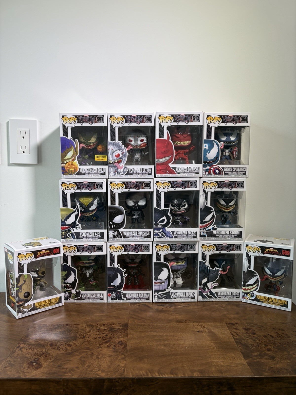 Funko Pop! Marvel Venomized collection