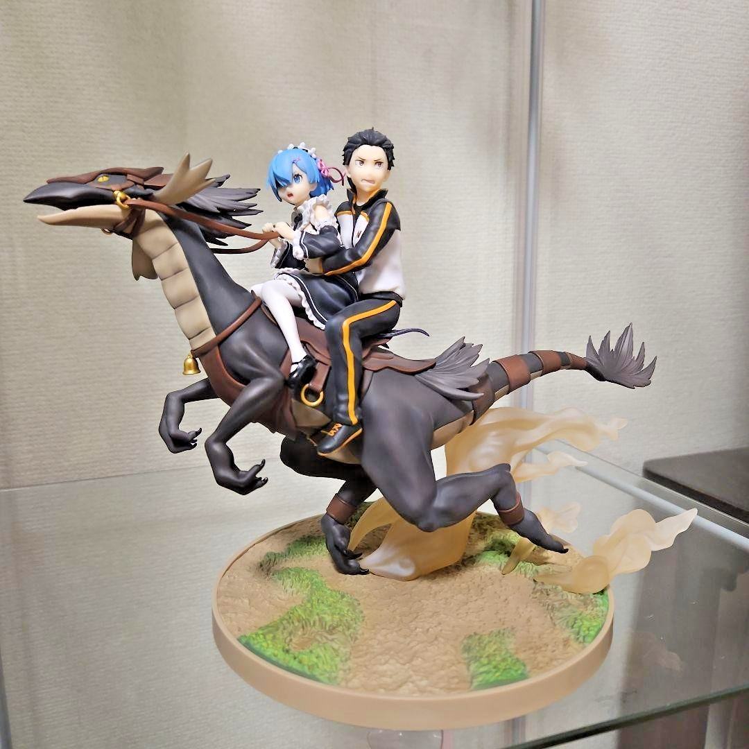 Re:Zero Starting Life in Another World Rem Subaru White Whale Figure Anime