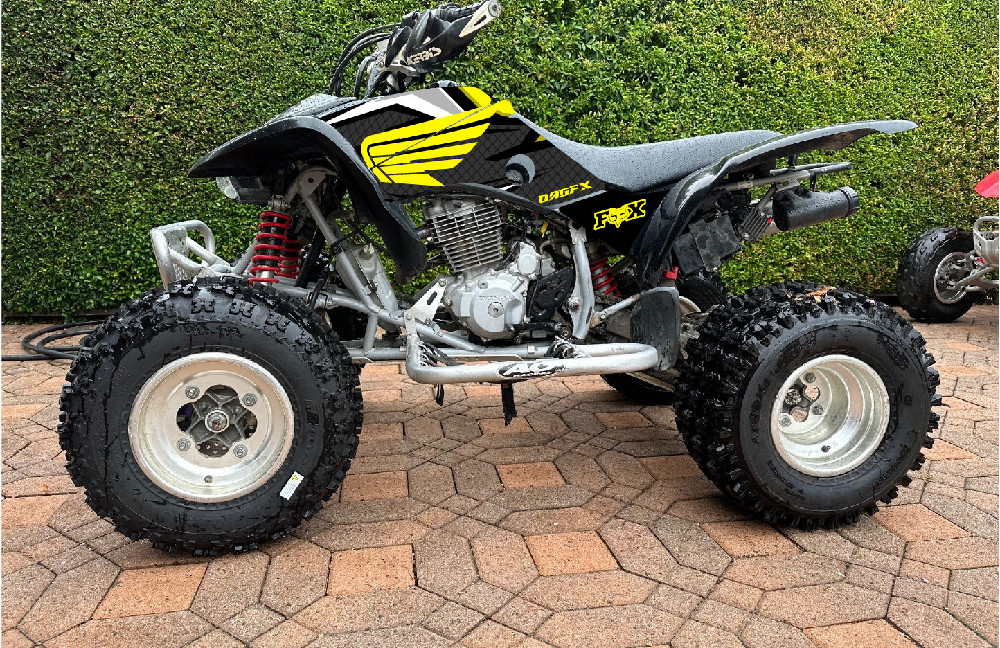 1999-2004 Honda TRX 400 EX Graphics Kit – Pro Ed D36-2 Yellow