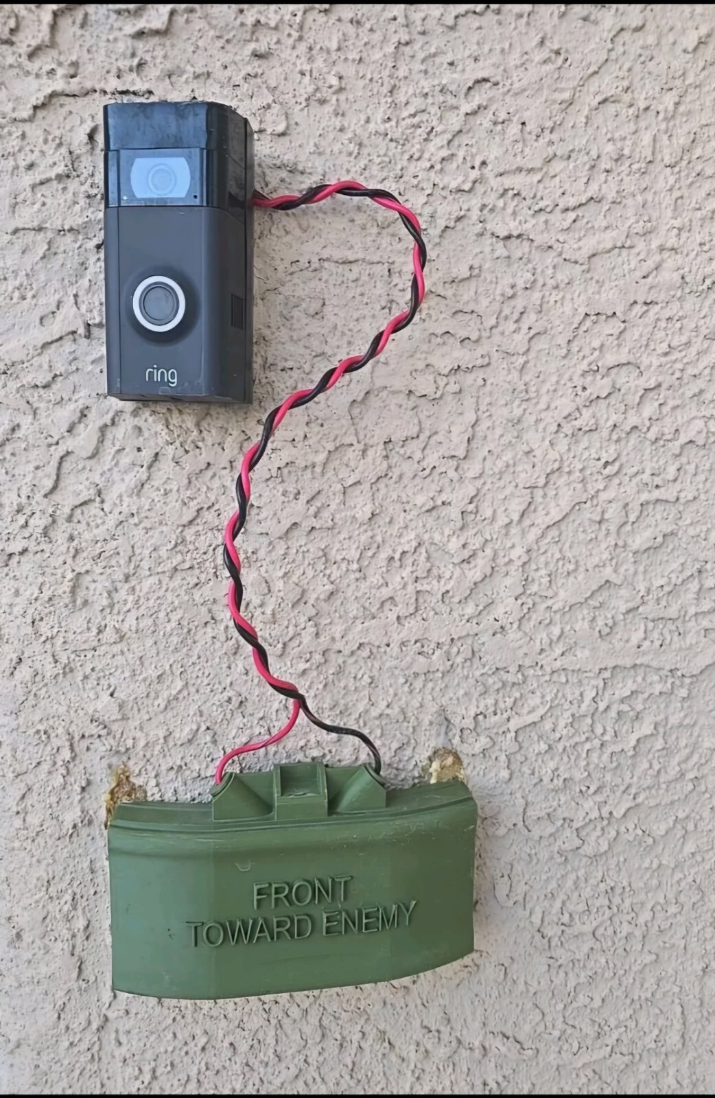 Ring Cam Claymore Mine Doorbell Fake Mine Pranks Doorbell Prankster Doorbell