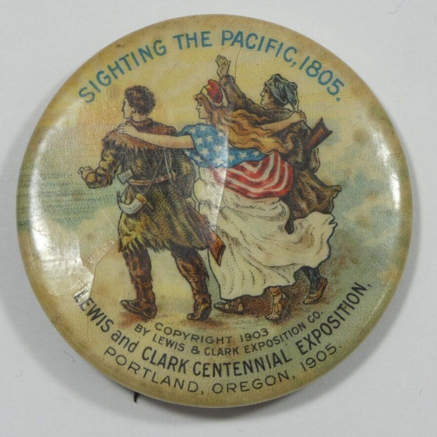 1905 Lewis & Clark Centennial Exposition Pin The Whitehead & Hoag Co.