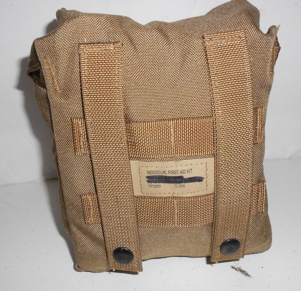 USMC IFAK Coyote Brown as issued with supplies Sealed MARSOC Recon Free Shipping
