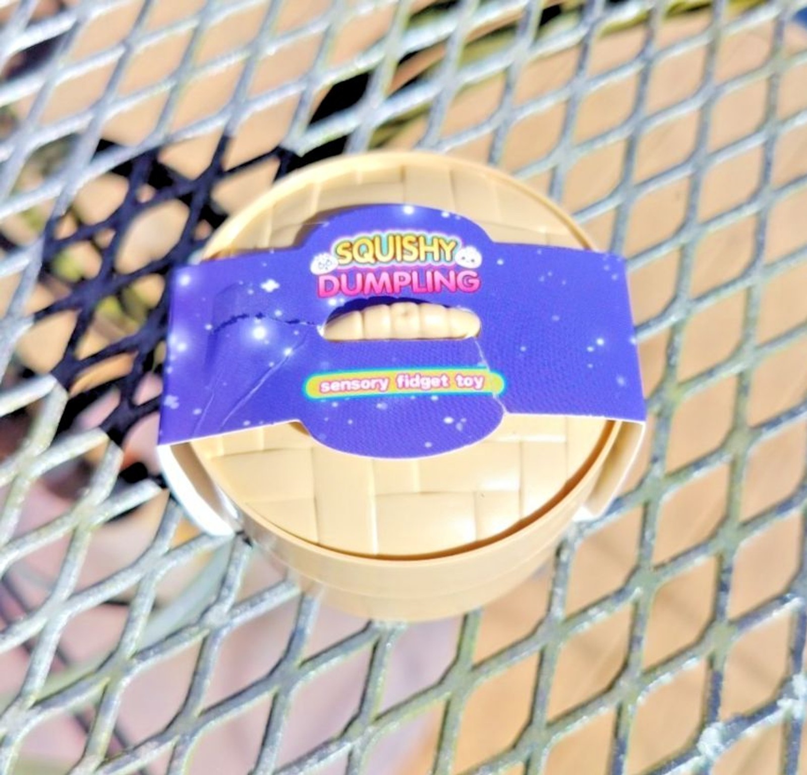 Golden Glitter Squishy Steam Bun Mystery Dumpling Toy NWT Viral TikTok
