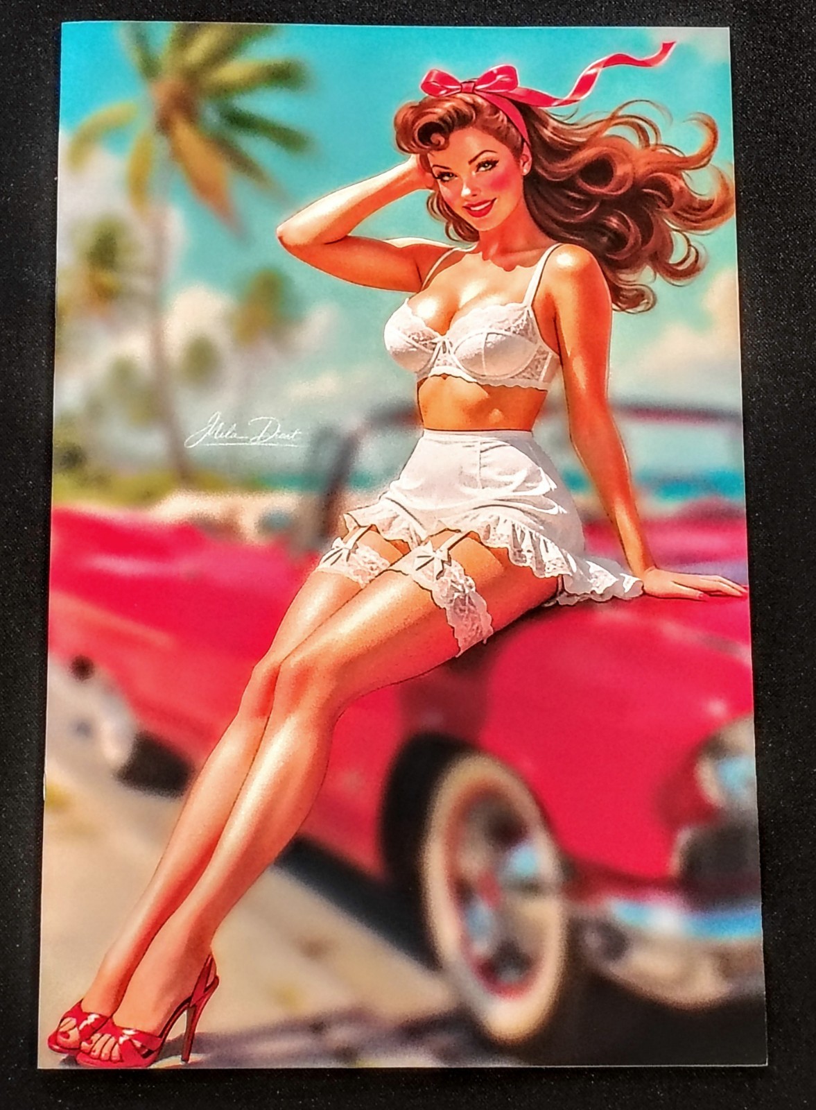 Cool Comics Gallery Pin Up Queens #1 Hot Rod Lingerie Virgin Variant LE100