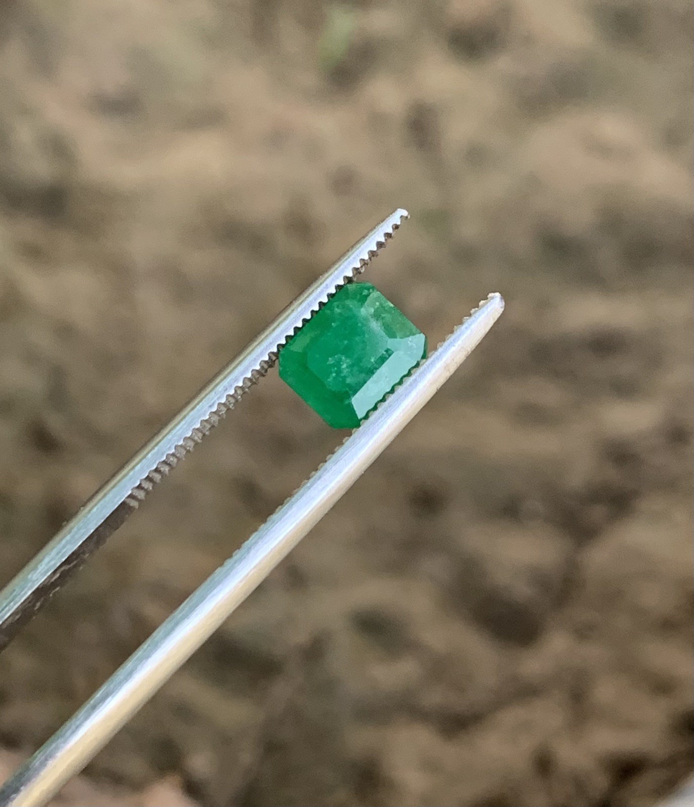 0.80 Ct Natural Emerald Loose Gemstone From Swat Pakistan.