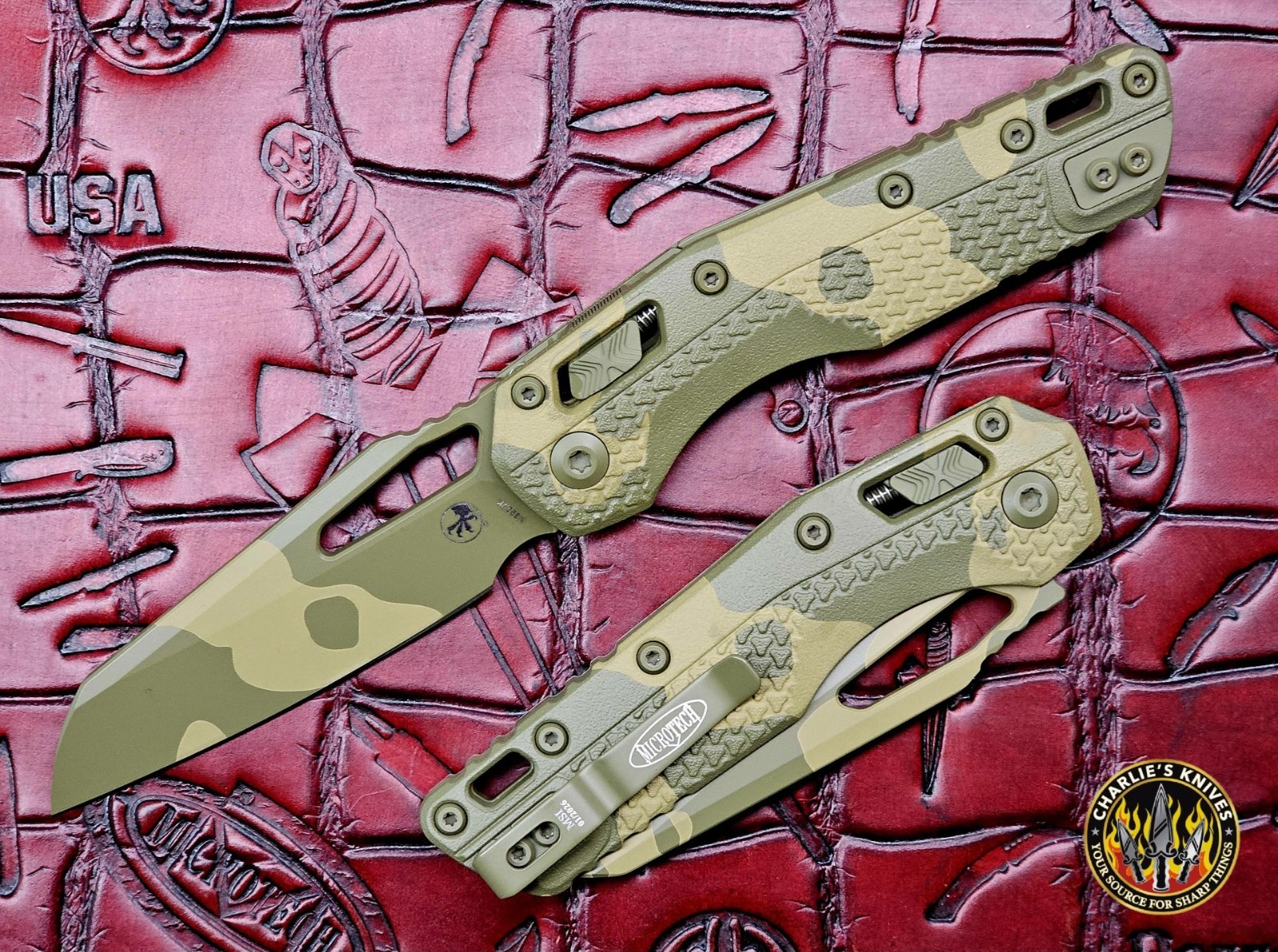 Microtech MSI RAM-LOK Manual Folder Bazooka Camo M390 210T-1 PMBOC-X9Z10