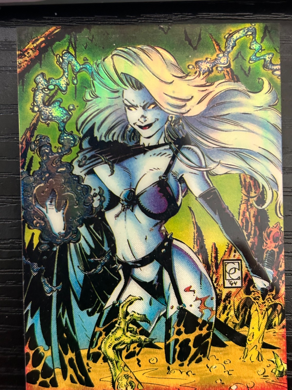 LADY DEATH CHASE CARDS CHROMIUM VINTAGE VARIOUS ARTISTS