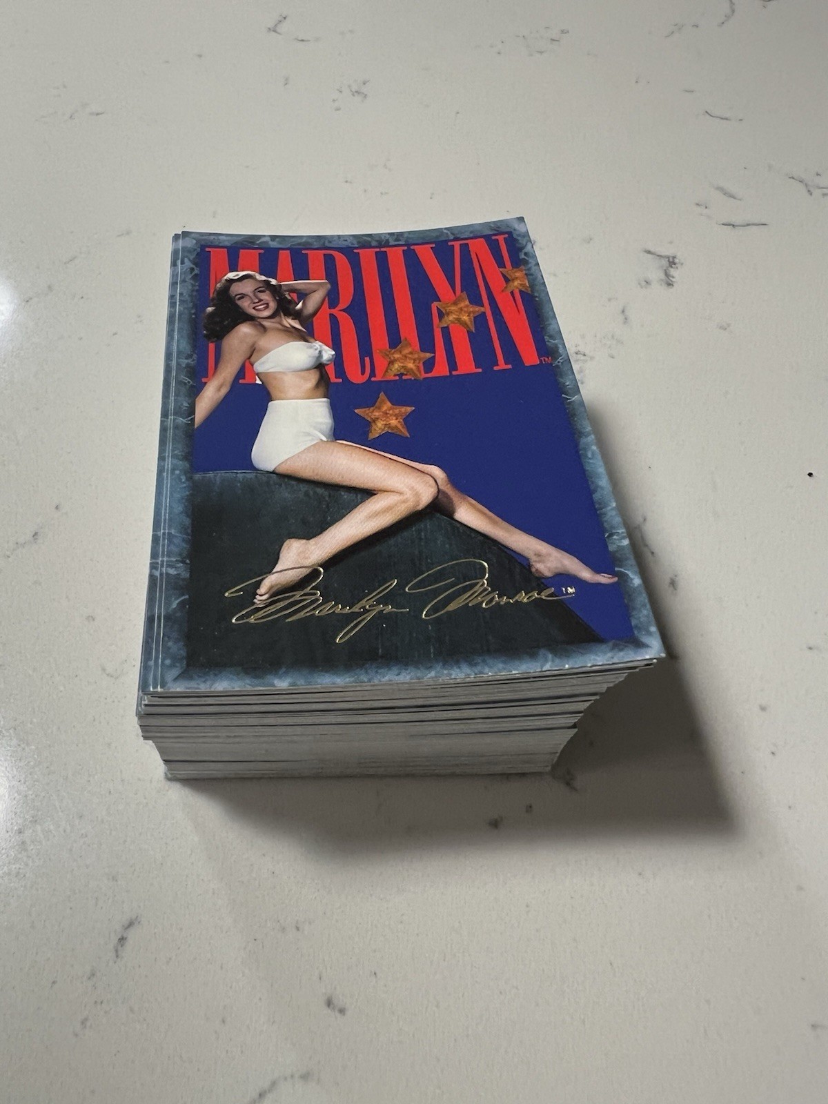 1993 Collector Marilyn Monroe Trading Cards Complete Set Of 100 Sports Time NEW!