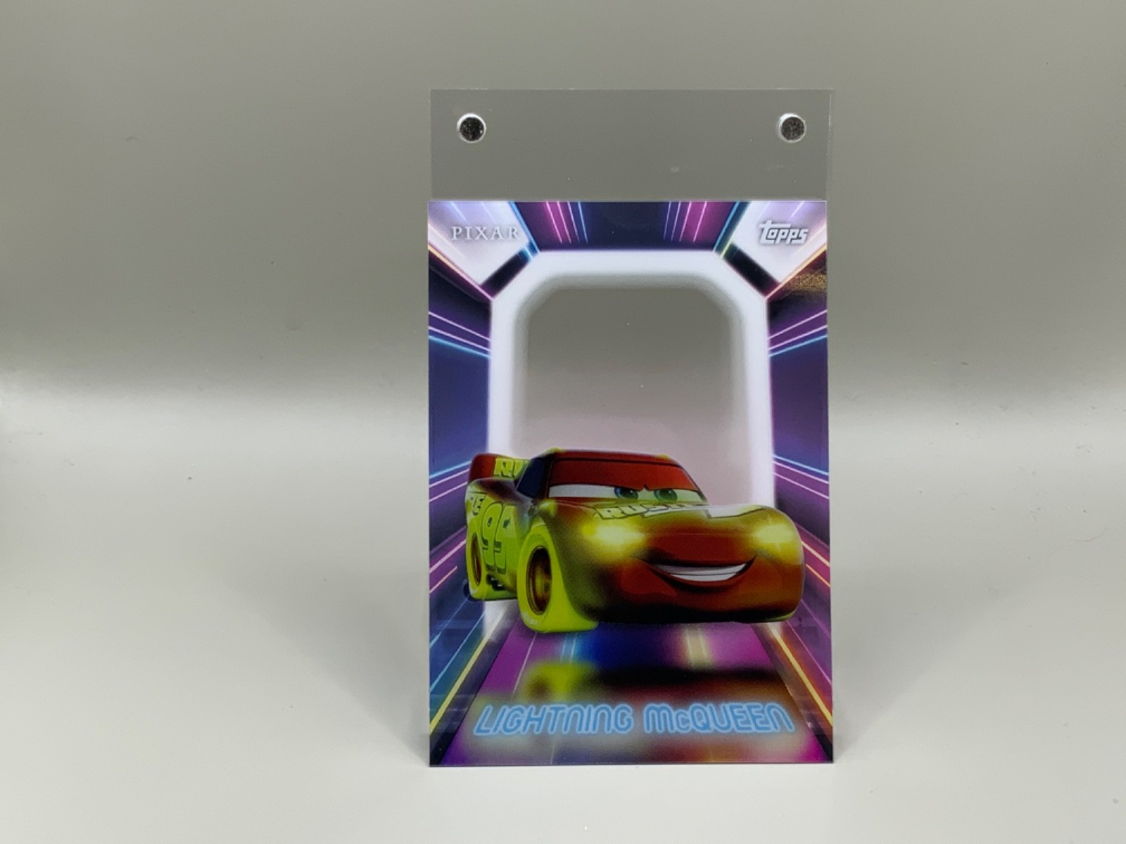 2026 Topps Disney Neon LIGHTNING McQUEEN #NPL-13 Neon Lights PETG Acetate SP