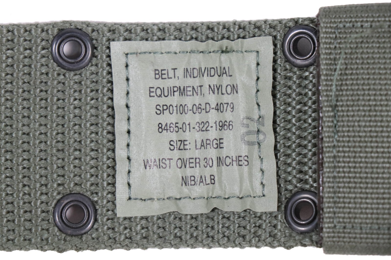 Large – US Military Individual Equipment Belt ALICE LC-2 LC2 Green Army LCI LC1