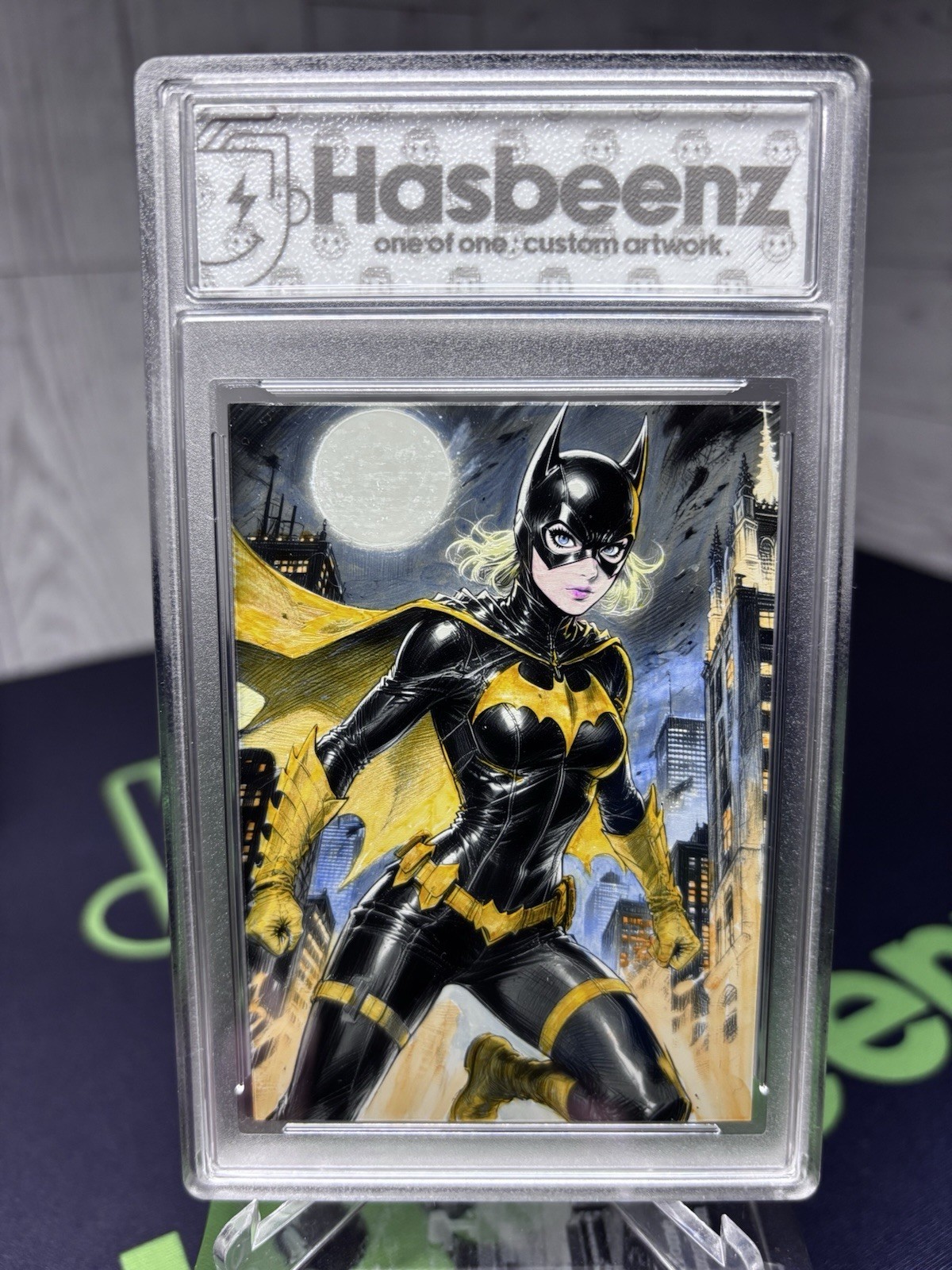 2026 Hasbeenz x DC Comics Batgirl 1/1 130pt. Acrylic Sketch Card Encased